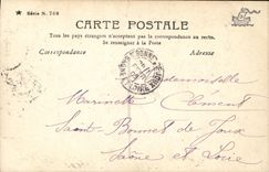 CPA Fantaisie Femme Aubade a la lune