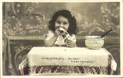 CPA Fantaisie Enfant Les confitures 