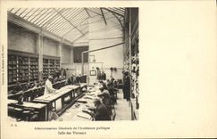 VINTAGE POSTCARD general Administration of L public assistance Paris Room of the visitors