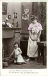 CPA Fantaisie Femme et enfant
