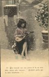 CPA Fantaisie Enfant La mendiante du Pantheon Paris