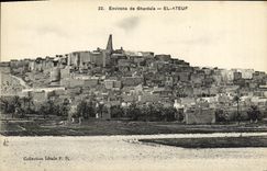 VINTAGE POSTCARD Algeria Surroundings of Ghardaia El Ateuf