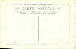 POSTAL Blida Argelia de la VENDIMIA la mezquita