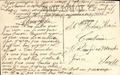 Prefectura de Constantina Argelia de la POSTAL de la VENDIMIA