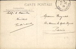 VINTAGE POSTCARD Setif Algeria negro Gourbi of village