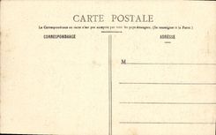 VINTAGE POSTCARD Algeria Guelma Street and place St Augustin