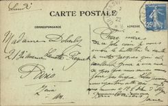 VINTAGE POSTCARD Algeria Hamma R Small Hira under wood in front of the large hotel