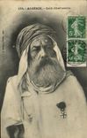 VINTAGE POSTCARD Algeria Arab Caid Chief