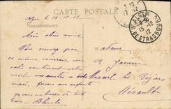 VINTAGE POSTCARD Algeria Arab Caid Chief