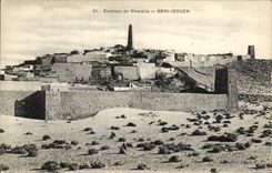 VINTAGE POSTCARD Algeria Surroundings of Ghardaia Blessed Isguen