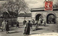 CPA Algerie Medea Porte de Blida 