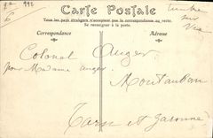 CPA Infanterie en manoeuvres La grande halle Dejeuner des officiers Militaria