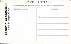 VINTAGE POSTCARD Paris Palate of Luxembourg Clacquesin Coffees