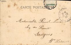 CPA Fantaisie Femme Le cabaretier facetieux Folklore 