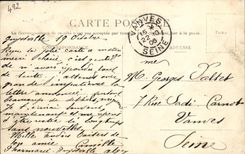 VINTAGE POSTCARD Algiers Coffee Moor