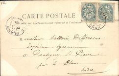 CPA Algerie Cafe Maure Joueurs de Dominos