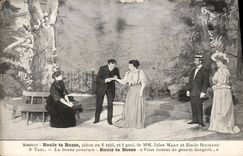 VINTAGE POSTCARD Fantaisie Ambiguous Knocks about the world Theater