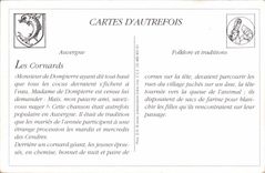 REPRO Auvergne Les Cornards Fete locale a Sauxillanges Folklore