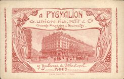 VINTAGE POSTCARD Pygmalion the basoche Boulevard Sebastopol bets