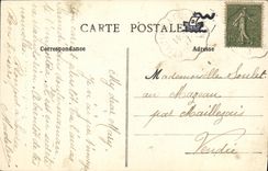 VINTAGE POSTCARD the Boniface father with the theater