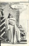 CPA Fantaisie Femme la Tragedie Les arts 