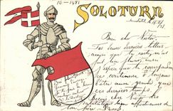 VINTAGE POSTCARD Swiss Fantasy Soloturn