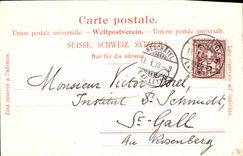 VINTAGE POSTCARD Swiss Fantasy