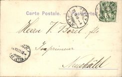 CPA Barque du Leman Bateau Suisse