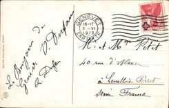 CPA Geneve Le debarcadere et vue vers al ville