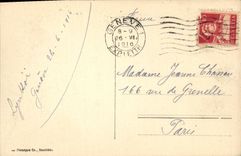 VINTAGE POSTCARD Geneva and the Brunswick monument