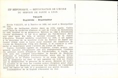 VINTAGE POSTCARD Emile Vallin 1833 1924 Hygienist