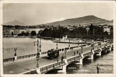 CPA Geneve Pont du Mt Blanc