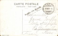 VINTAGE POSTCARD Geneva and bridge of Coulouvreniere