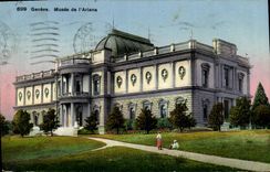 CPA Geneve Musee de l Ariana 