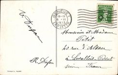 VINTAGE POSTCARD Geneva Museum of L Ariana