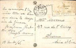 CPA Geneve et le Mont Blanc 