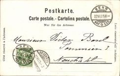 VINTAGE POSTCARD Bern Kornhaus Keller