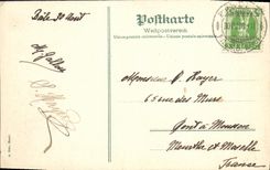 VINTAGE POSTCARD Swiss Basel die 3 Rheinbrucken