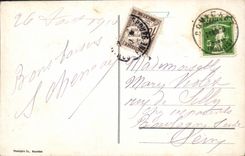 VINTAGE POSTCARD Swiss Lausanne Ouchy