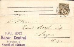 VINTAGE POSTCARD Swiss Neuchatel the cloister