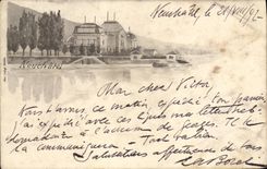 CPA Suisse Neuchatel Carte 1897