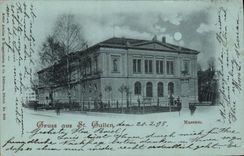 CPA Suisse Gruss aus St Gallen Museum Carte 1899