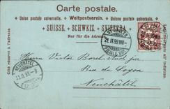 CPA Suisse Gruss aus St Gallen Museum Carte 1899