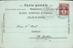 CPA Suisse Gruss aus St Gallen Carte 1898