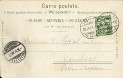VINTAGE POSTCARD Swiss Zurich Schweizrisches Landesmuseum