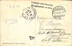 VINTAGE POSTCARD Swiss Interlaken Generalansicht