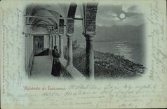 VINTAGE POSTCARD Swiss Ricordo di Locarno