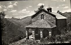 VINTAGE POSTCARD Swiss Bre Mount Chiesetta