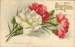 CPA Fantaisie Fleurs