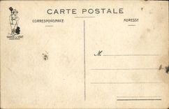 VINTAGE POSTCARD Fantasy the Militaria letters